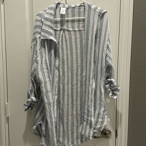 Kona Sol button down cover up